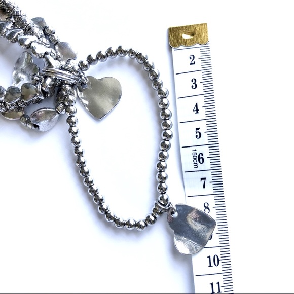 Vintage Silver Charm Bracelet Set - Picture 3 of 7